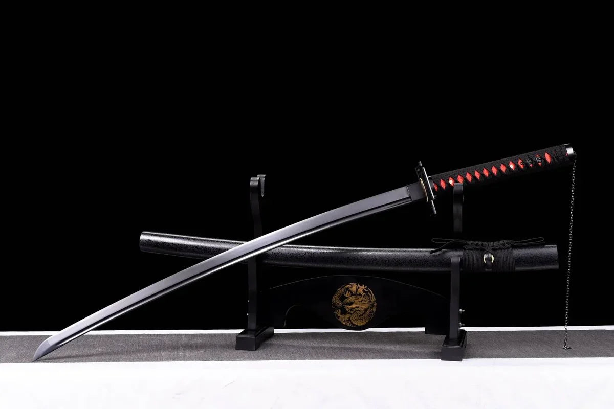 Bleach - Ichigo Kurosaki Tensa Zangetsu Edelstahl-Katana