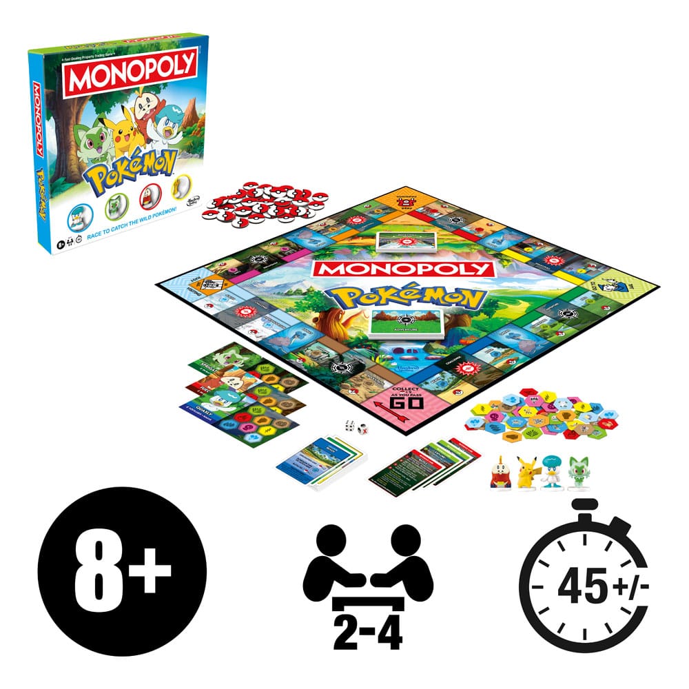 Pokemon - Pokemon Monopoly Brettspiel in Englischer Version