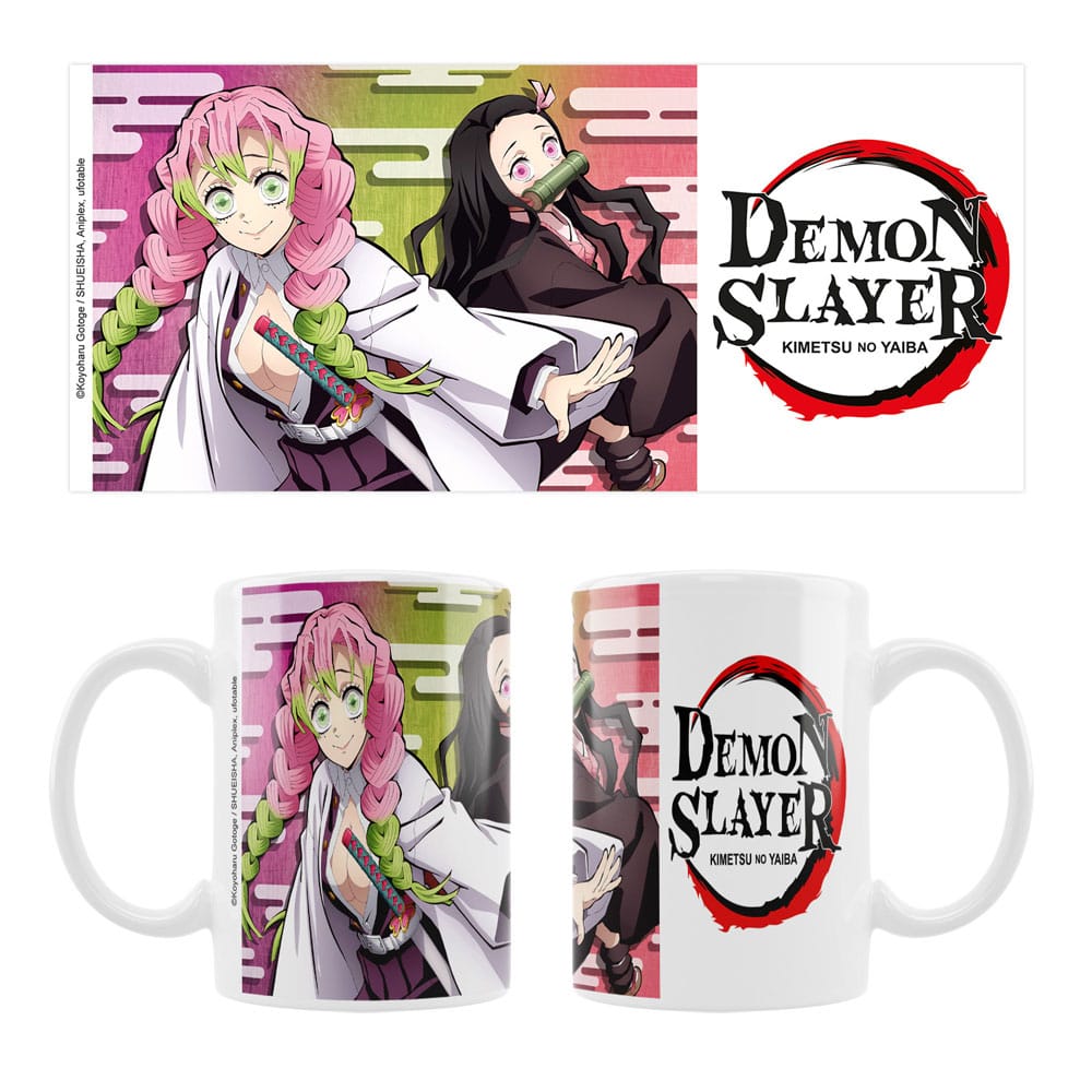Demon Slayer - Mitsuri & Nezuko Keramik Tasse 325ml