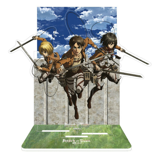 Attack on Titan - Eren, Mikasa & Armin Acryl Figur 20cm