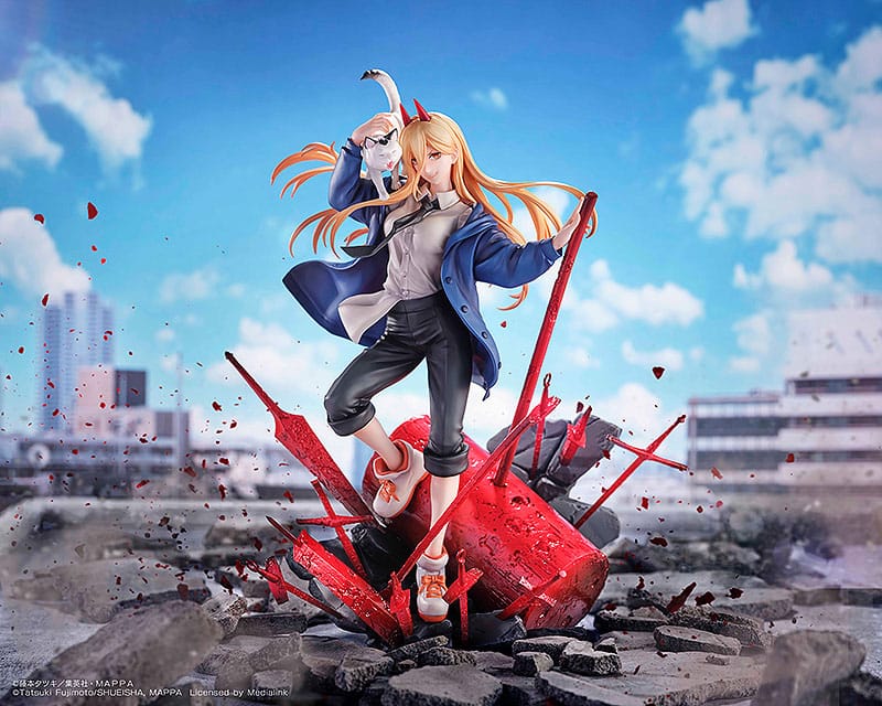 Chainsaw Man - Power & Meowy Figur 28cm