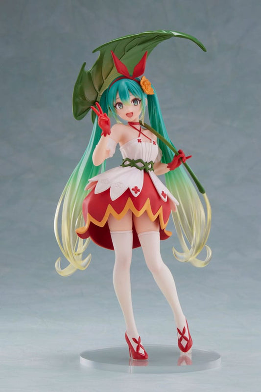 Hatsune Miku  - Hatsune Miku Wonderland Thumbelina  Figur 18cm