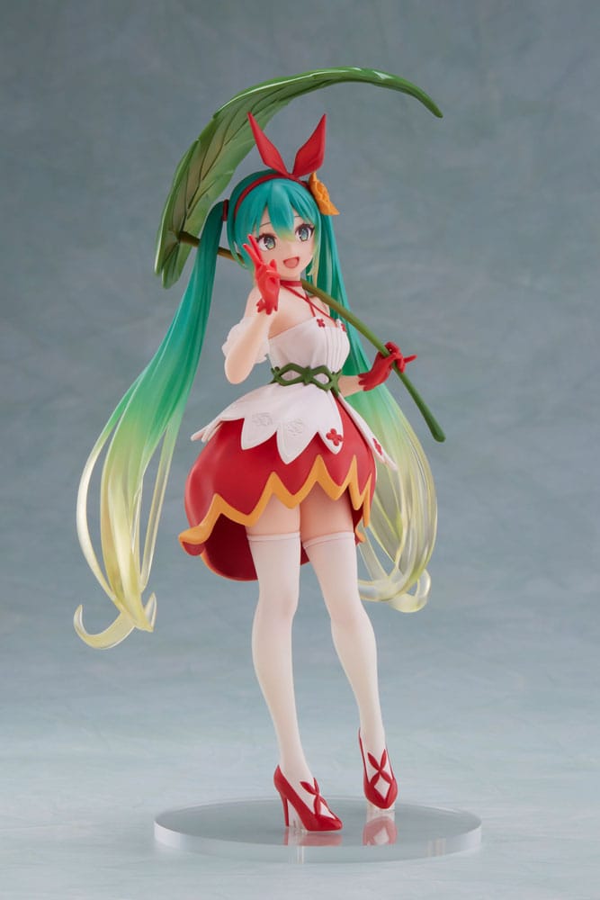 Hatsune Miku  - Hatsune Miku Wonderland Thumbelina  Figur 18cm
